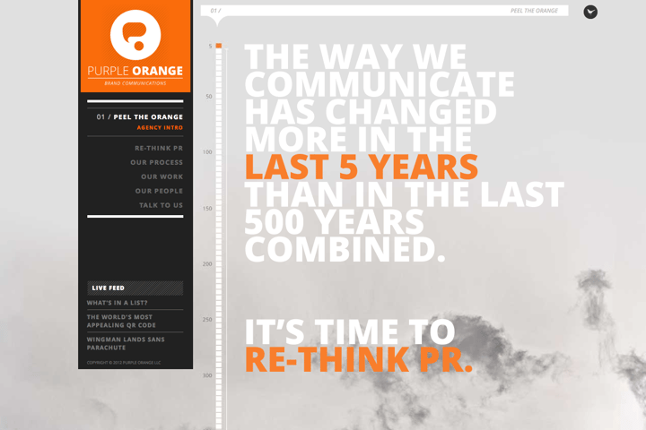 Purple Orange website preview